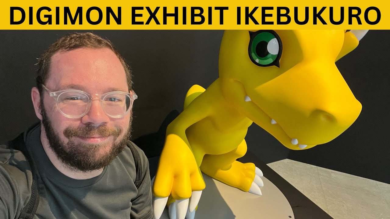 digimon exhibit in ikebukuro | life in japan