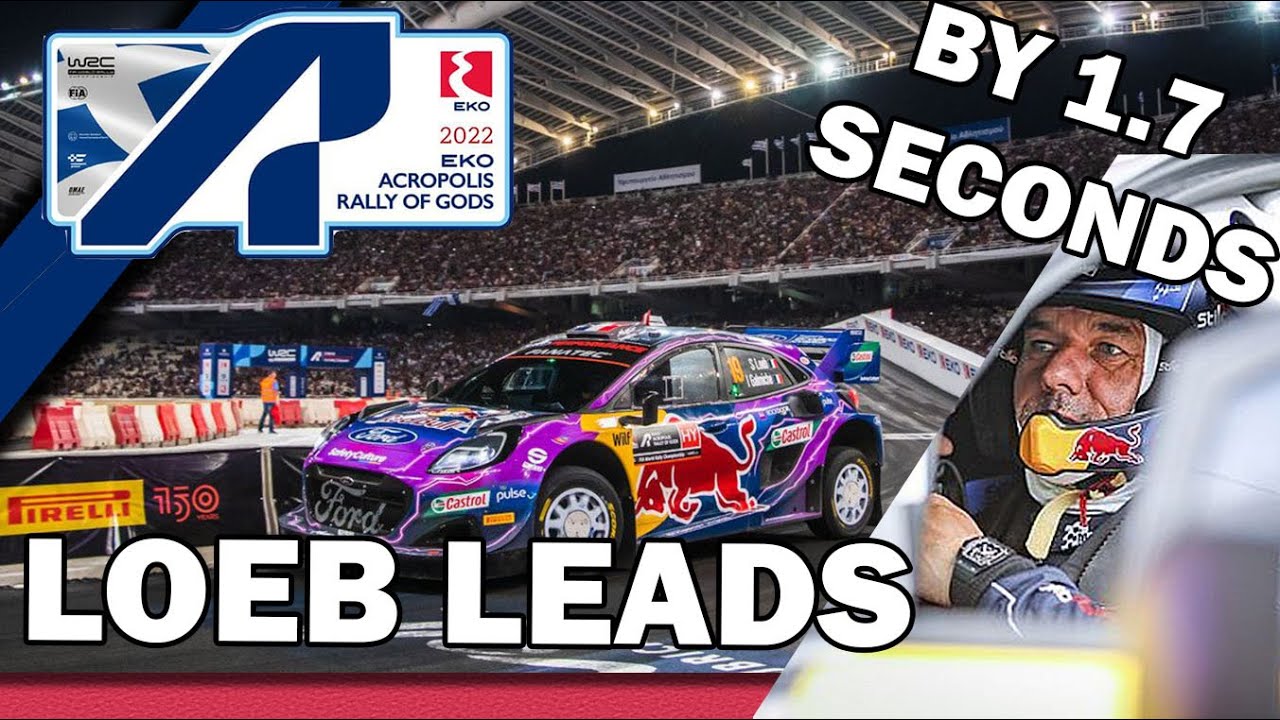 WRC EKO Acropolis Rally Greece 2022 | Loeb Leads by 1.7s - Friday HIGHLIGHTS