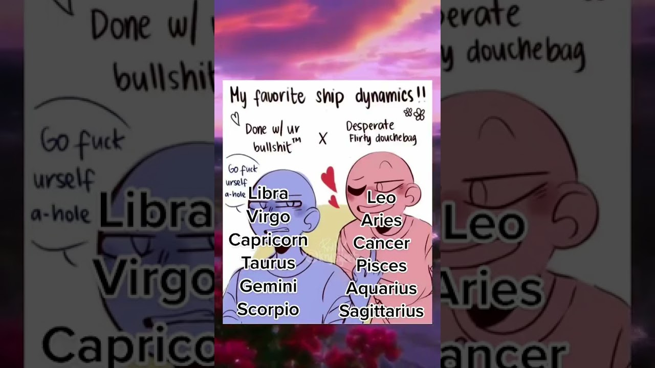 My favorite ship dynamics - Zodiac signs Shorts