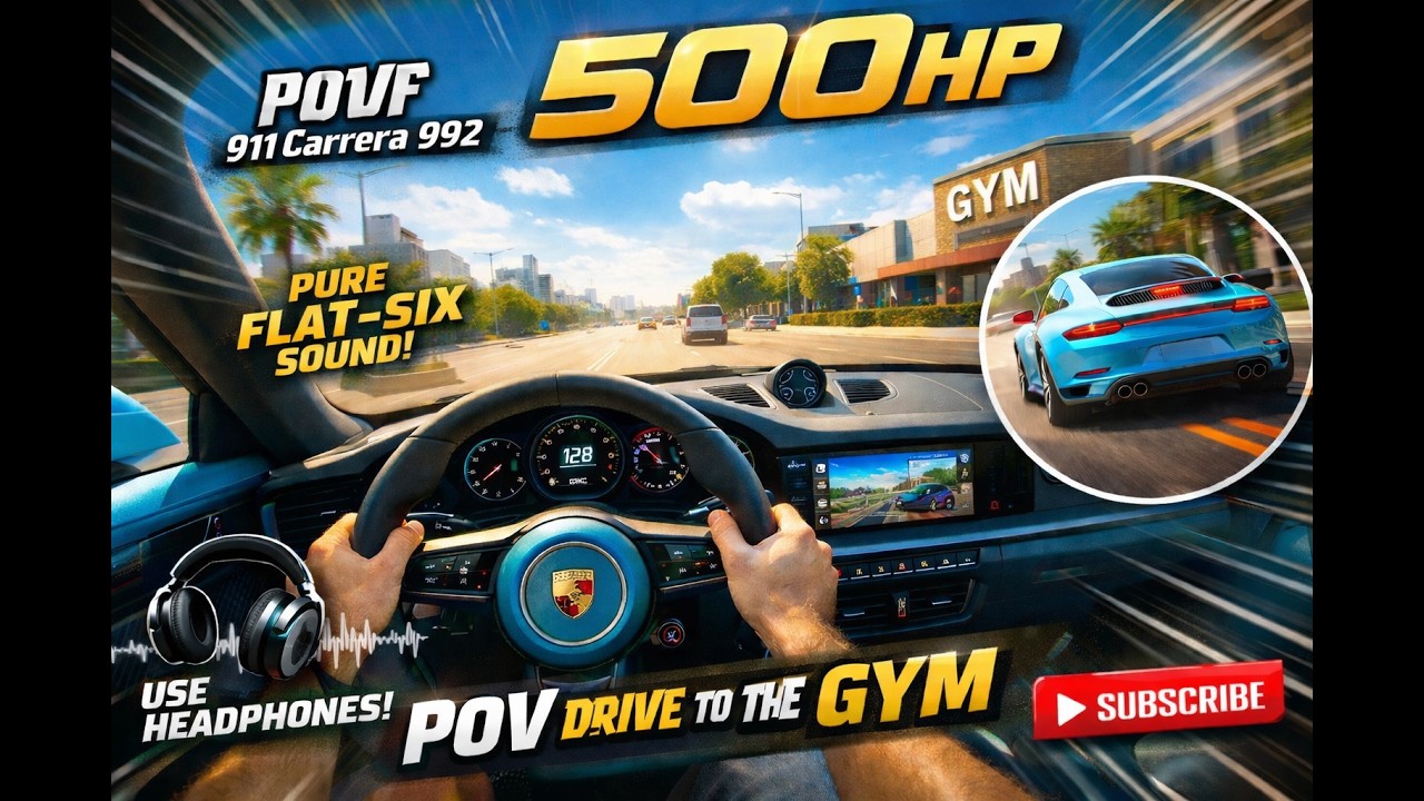 [EP.2] Daily Drive Porsche 911 Carrera 992 500HP | Perfect sunny day POV