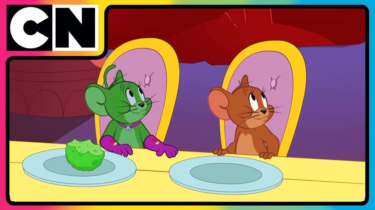 Tom and Jerry 😺🐭| Nibbles & Jerry's Balloon Madness! | Cat and the Mouse Cartoon | @cnindia