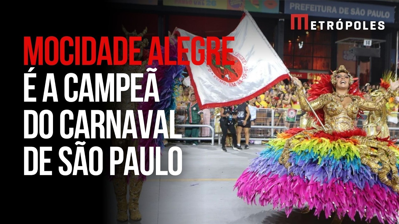 Mocidade Alegre é campeã pela 13ª vez do Carnaval de São Paulo