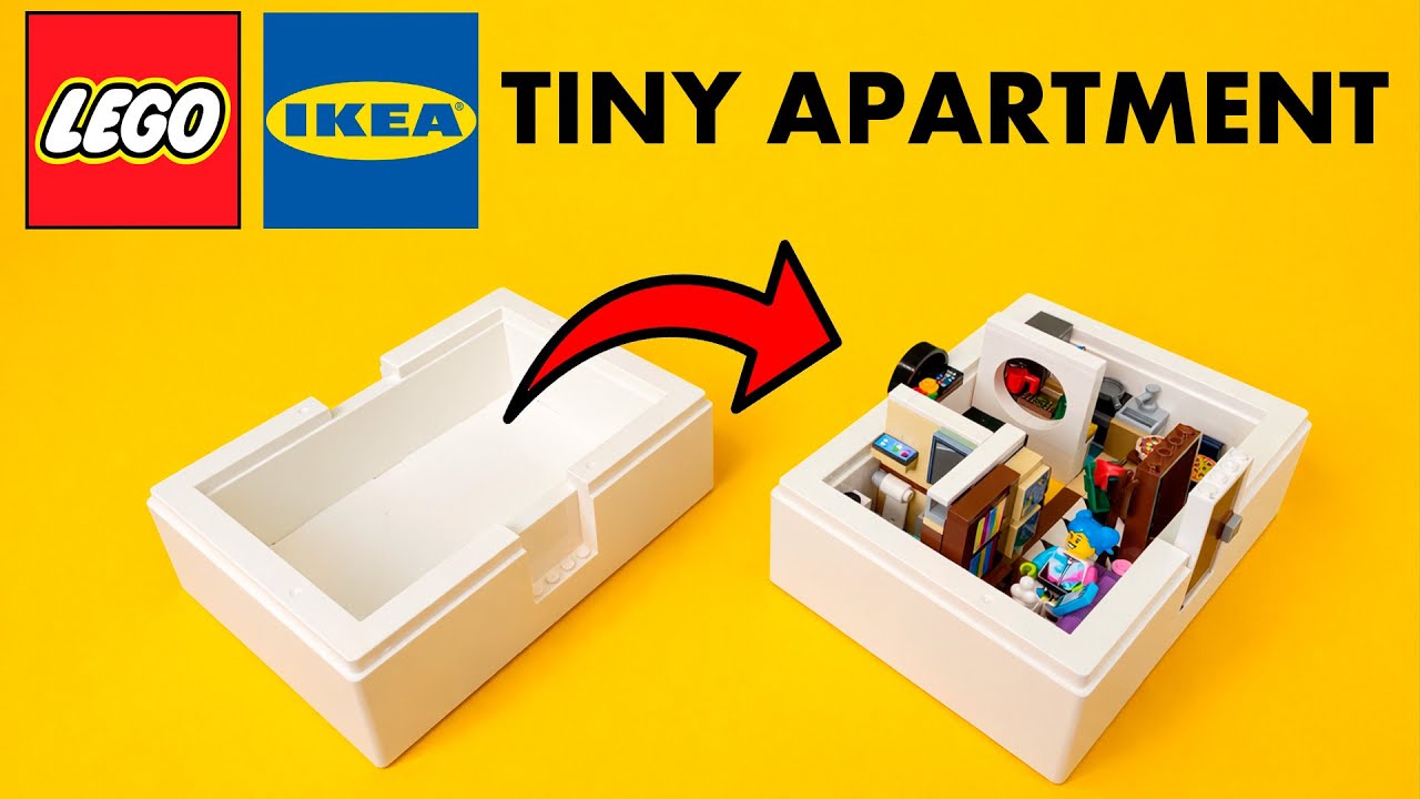 Невероятно маленькая и тесная квартира из LEGO! (В точном масштабе CITY)