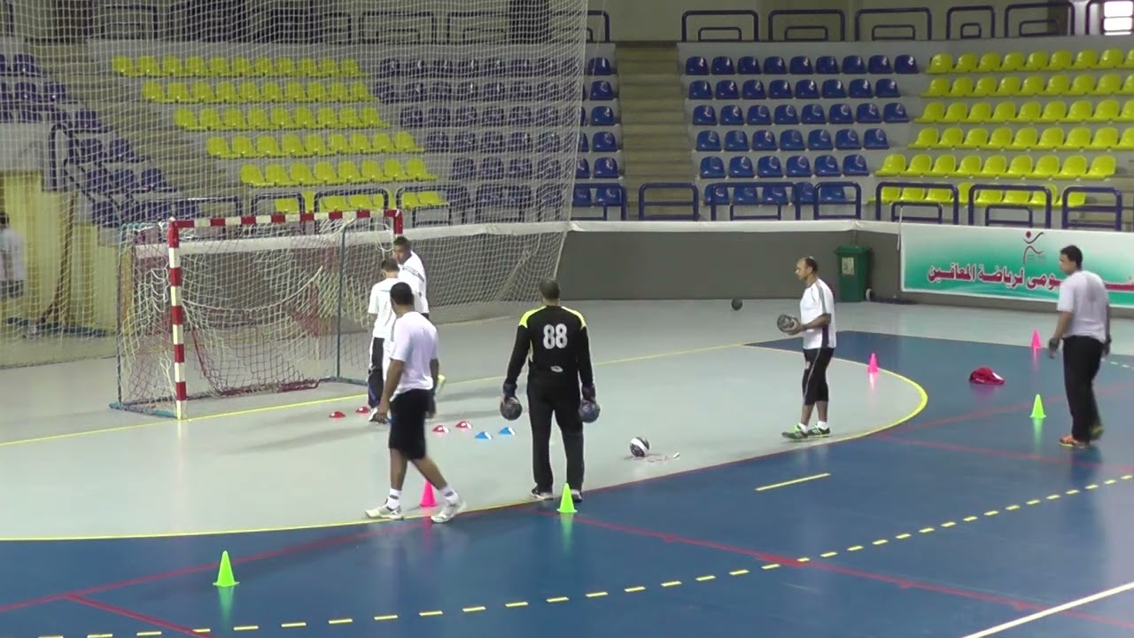 Handball goalkeeper Training تدريب حراس مرمى كرة اليد