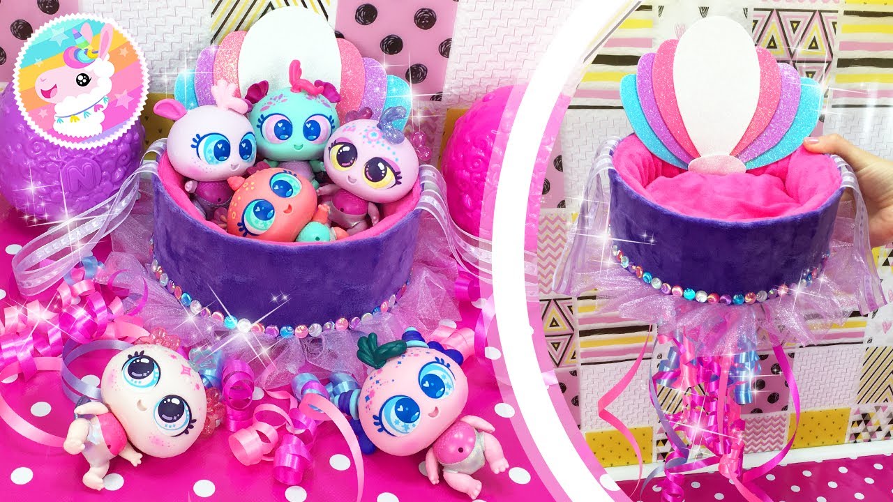 AQUAMERITOS 💙 Cómo hacer un Bambineto MEDUSA casero para Aquamerito - Manualidad Fiesta de Pijamas