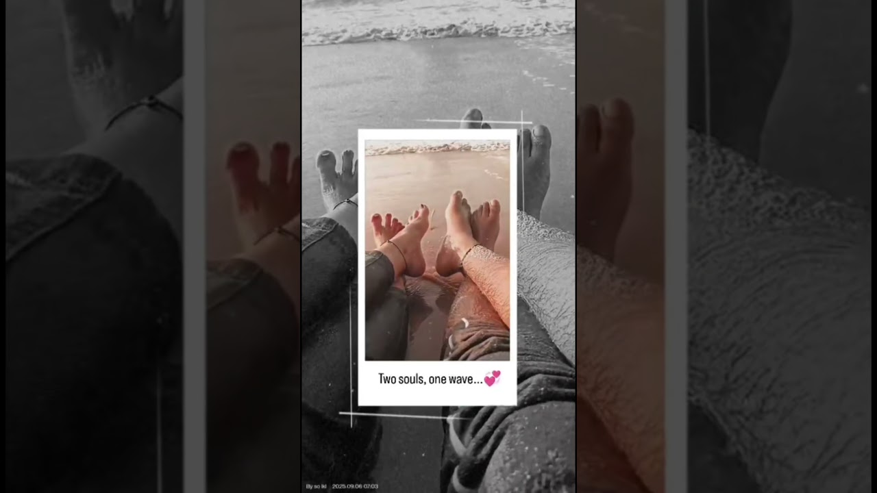 two souls, one wave❤️🥰.               