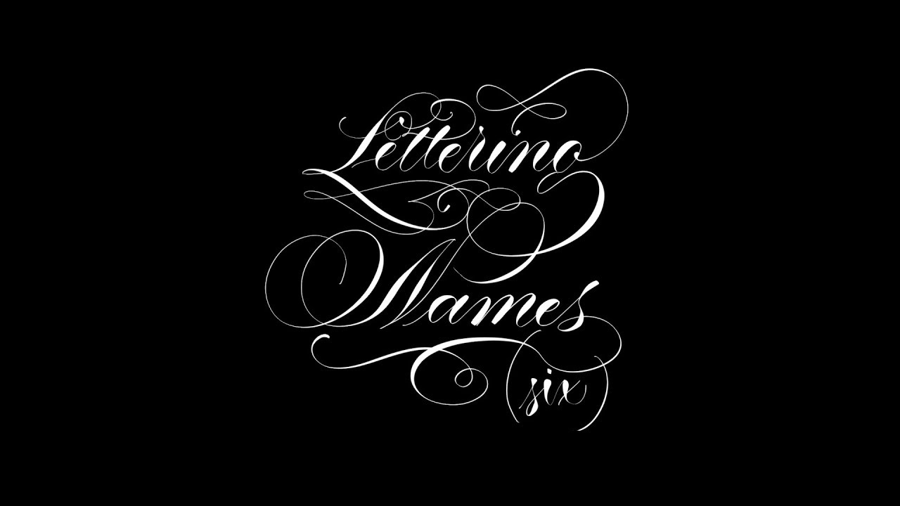 Lettering Names (no. 6) iPad Pro & Procreate