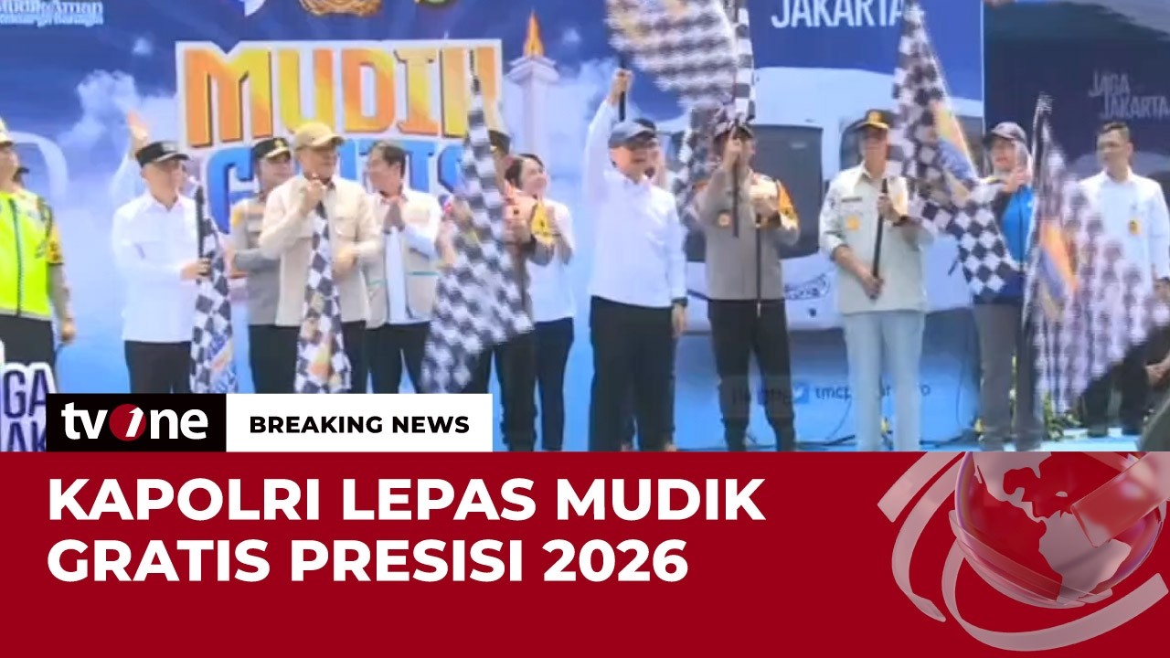 Kapolri Lepas Peserta Mudik Gratis Polri Presisi 2026 di Polda Metro Jaya | Breaking News
