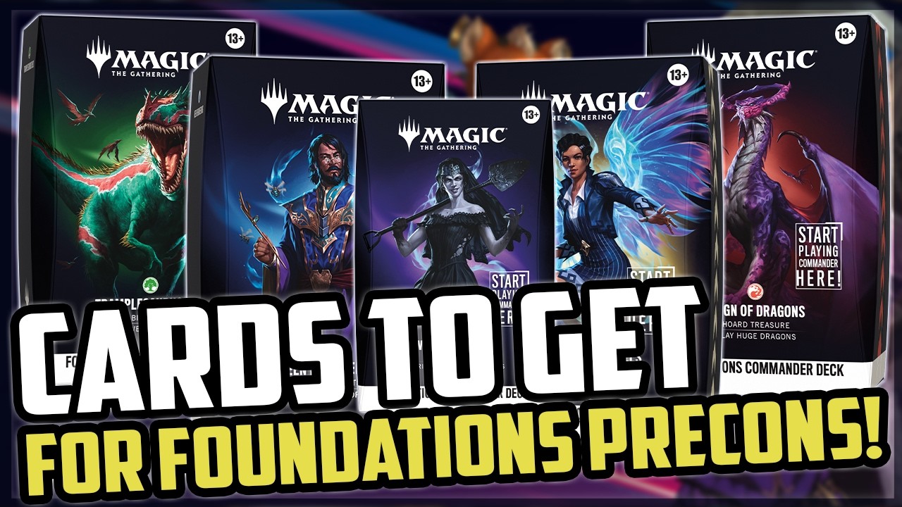 КУПИТЕ эти карты MTG СЕЙЧАС, пока стартовые колоды Foundations не взвинтили на них цену! #MTG #Magic
