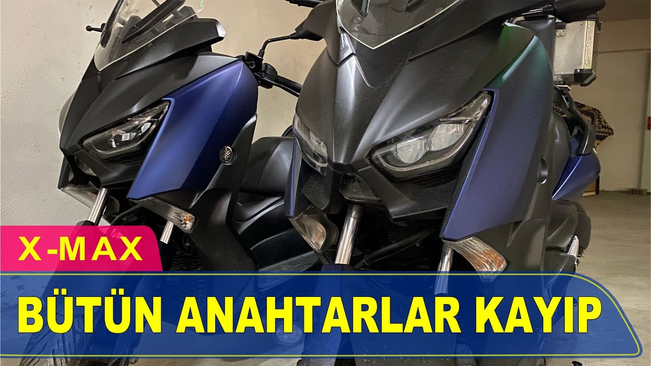YAMAHA XMAX TÜM ANAHTARLAR KAYIP ADRESTE ANAHTAR YAPTIK