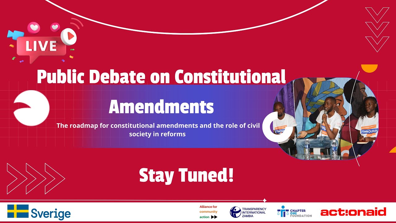 WATCH: Constitutional Amendments Public Debate | Lusaka, Zambia