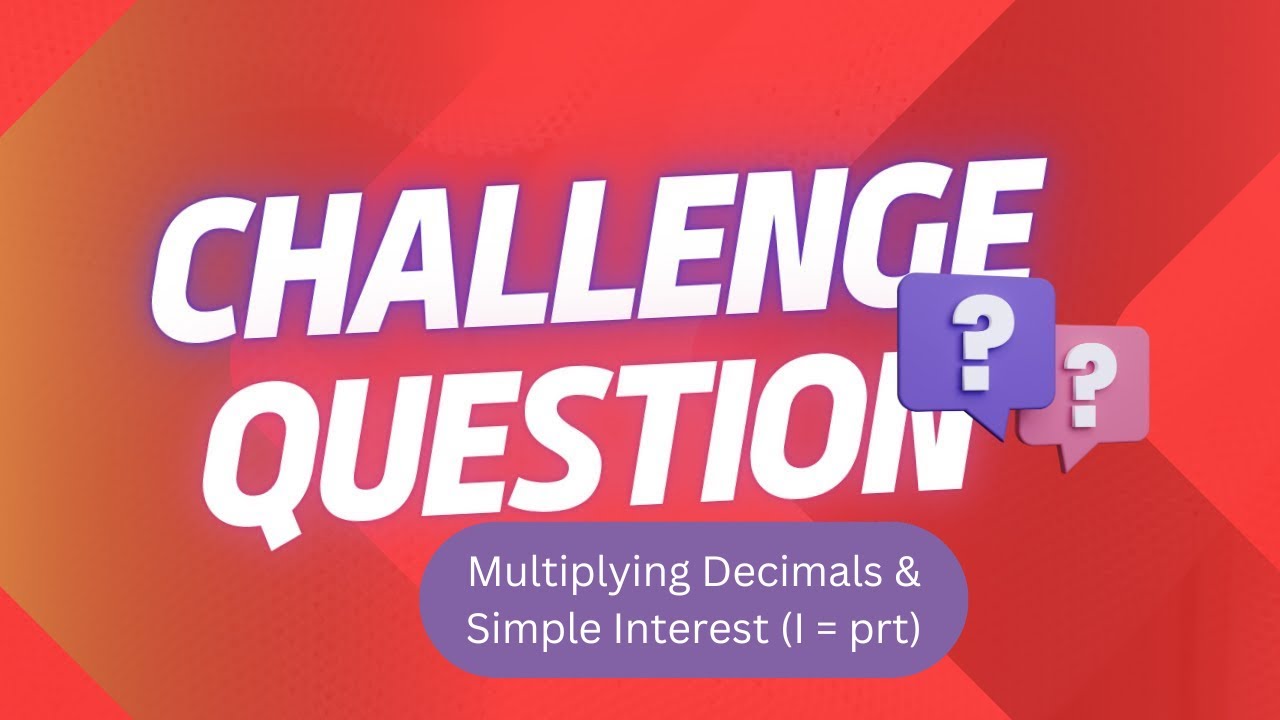 ASVAB & PiCAT Arithmetic Reasoning Challenge Q: Multiplying Decimals & Simple Interest  #acetheasvab