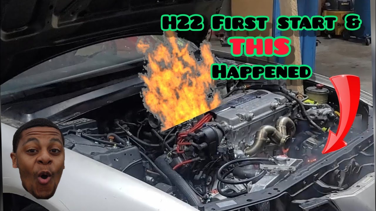 Turbo H22 Prelude first start???? | How to build a Honda Prelude pt 4