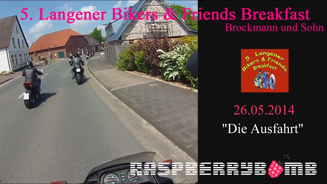 5. Langener Bikers & Friends Breakfast - Brockmann und Sohn - Die Ausfahrt - 2014