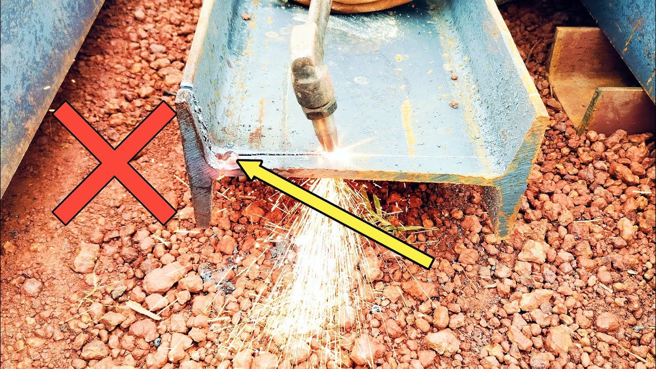 I-BEAM काटने का सही तरीका!How to cut I- BEAM by gas Cutting?