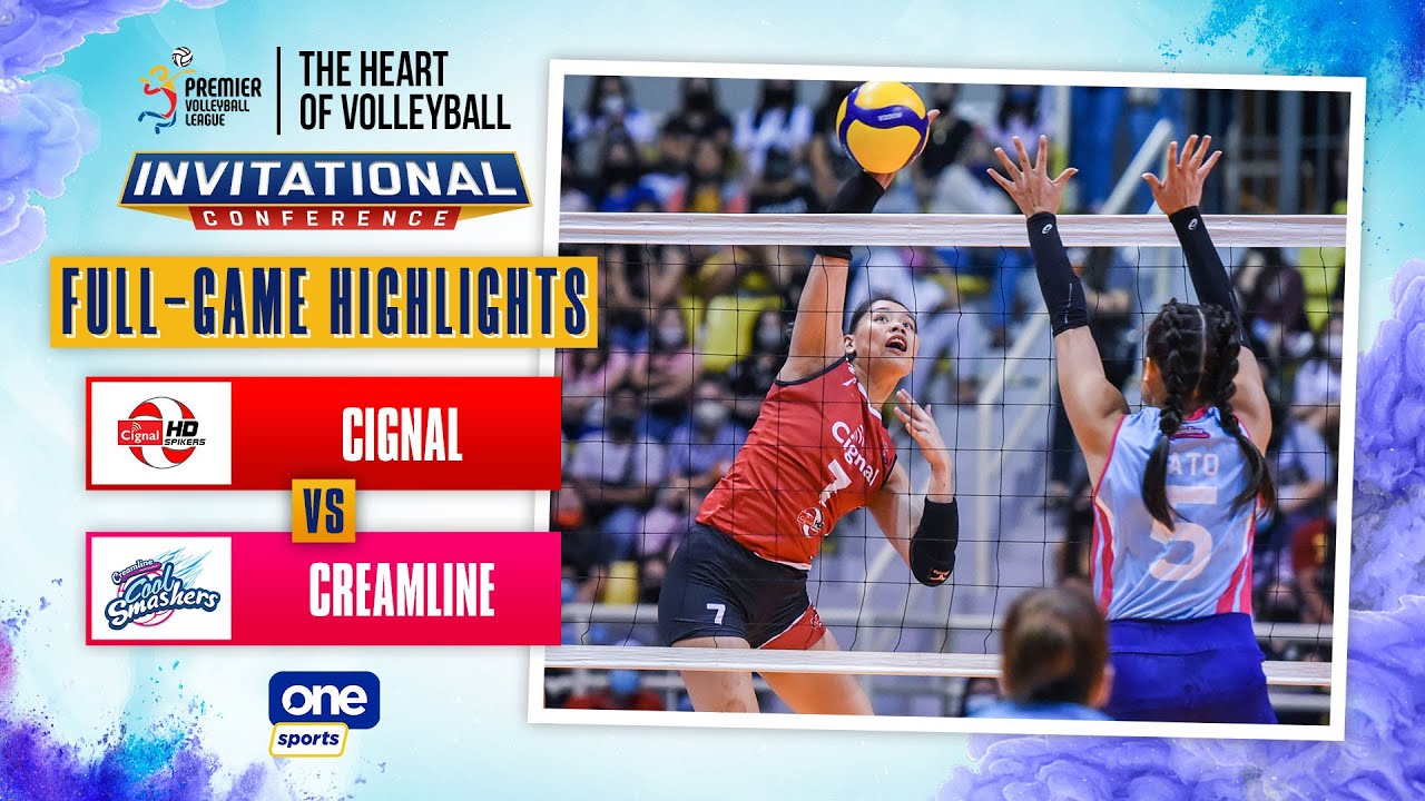 Cignal vs. Creamline highlights | 2022 PVL Invitational Conference - July 21, 2022