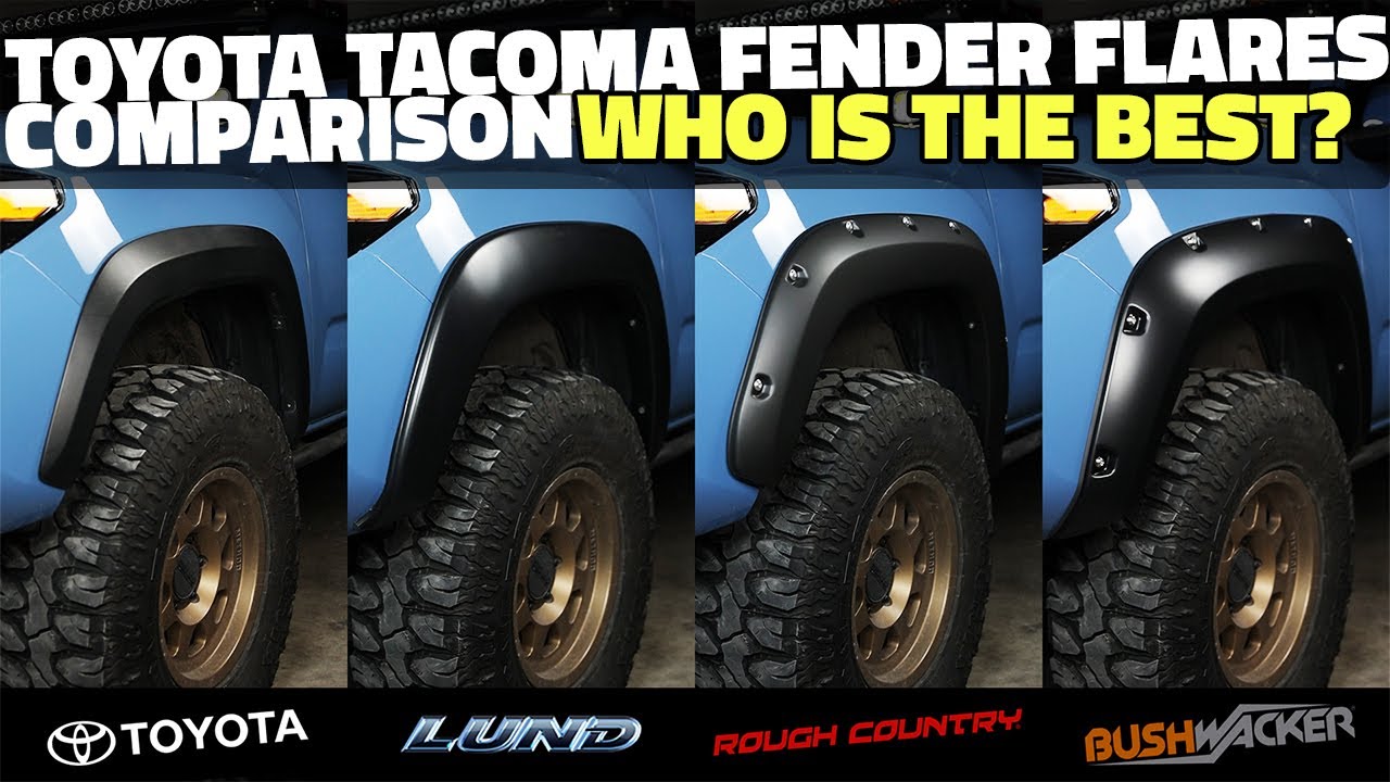 The Best Toyota Tacoma Fender Flares Comparison | Bushwacker - Rough Country - Lund | 2016+ Tacoma