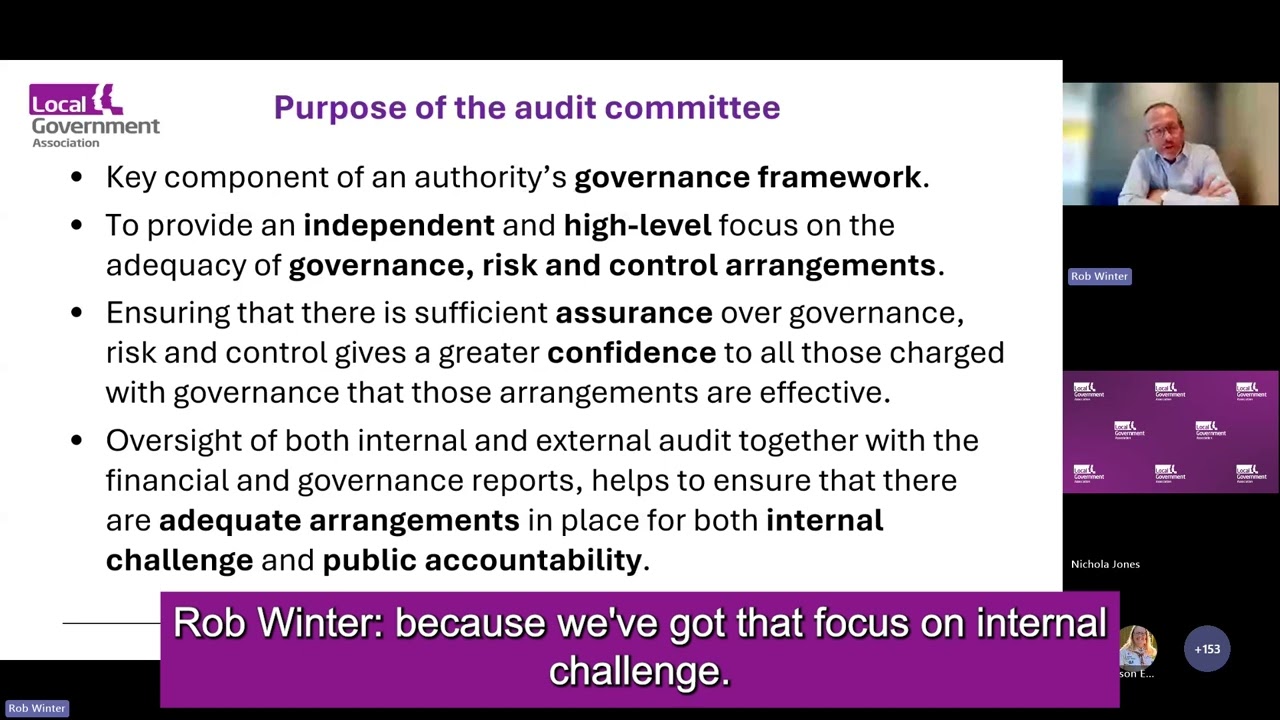 LGA webinar: Introduction to audit committees