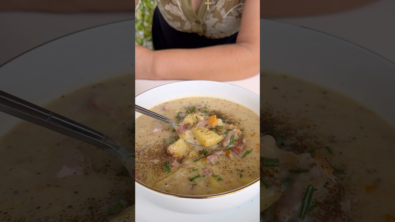 Rozgrzewająca, kremowa i pyszna  kartoflanka perfekcyjna na jesienny #zupa #ziemniaki #przepis