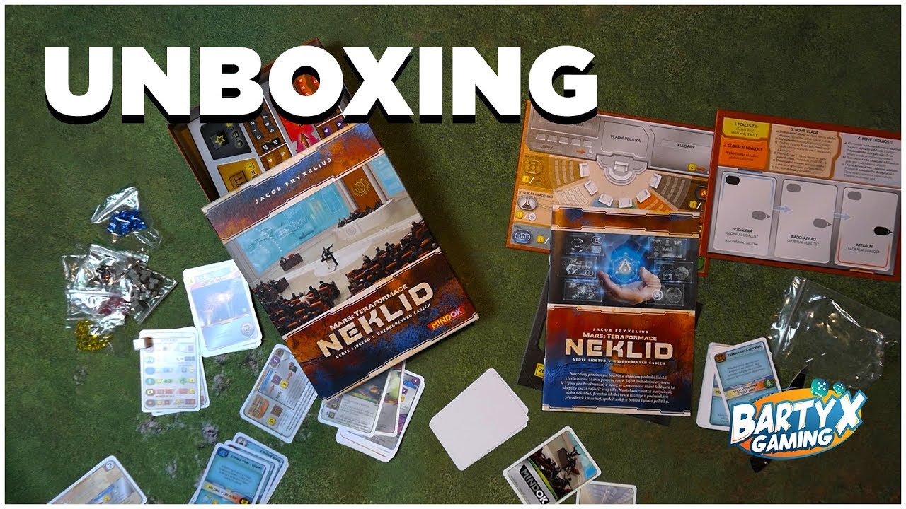 Mars: Teraformace - Neklid - UNBOXING Kickstarter verze