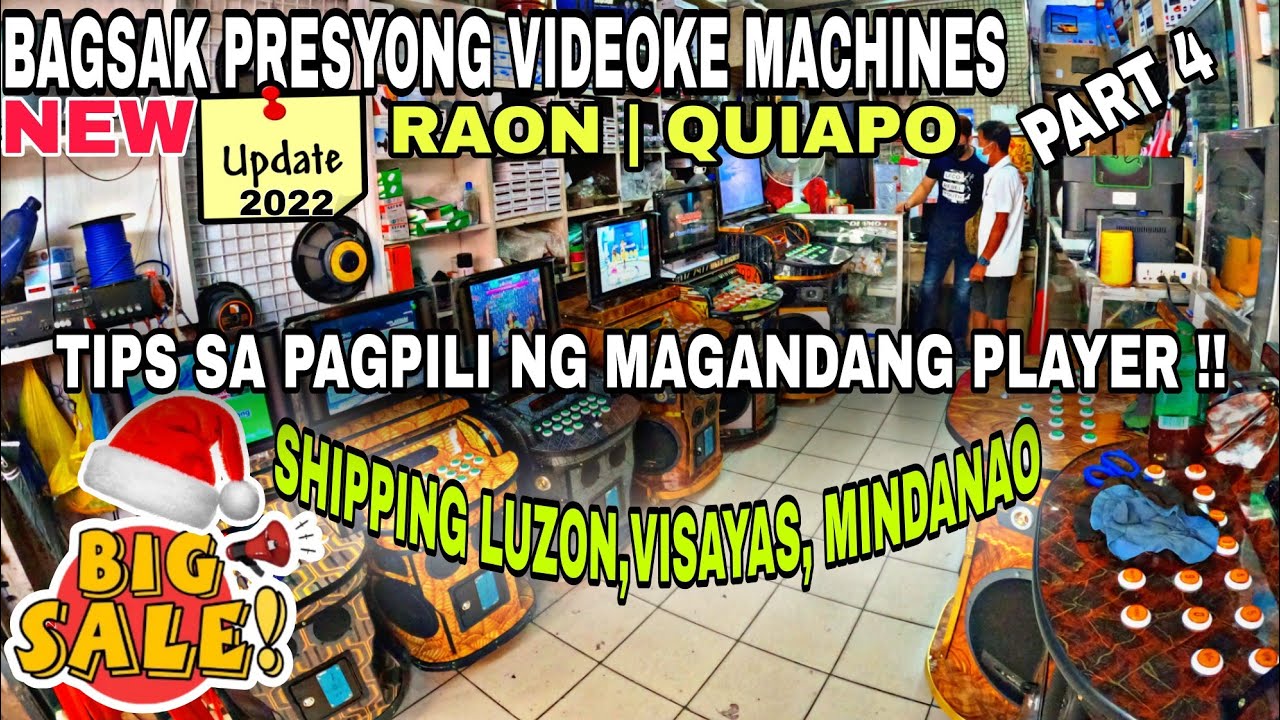 BAGSAK PRESYONG VIDEOKE MACHINE ! RAON QUIAPO NEW UPDATE  NOVEMBER 2022 BIGSALE  PART 4...