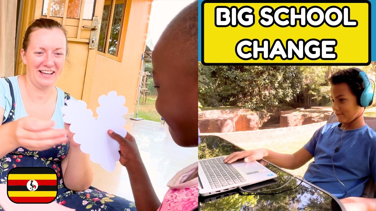 Valentine’s Crafts with the Kids 💌 + A Big School Update | Life in Uganda
