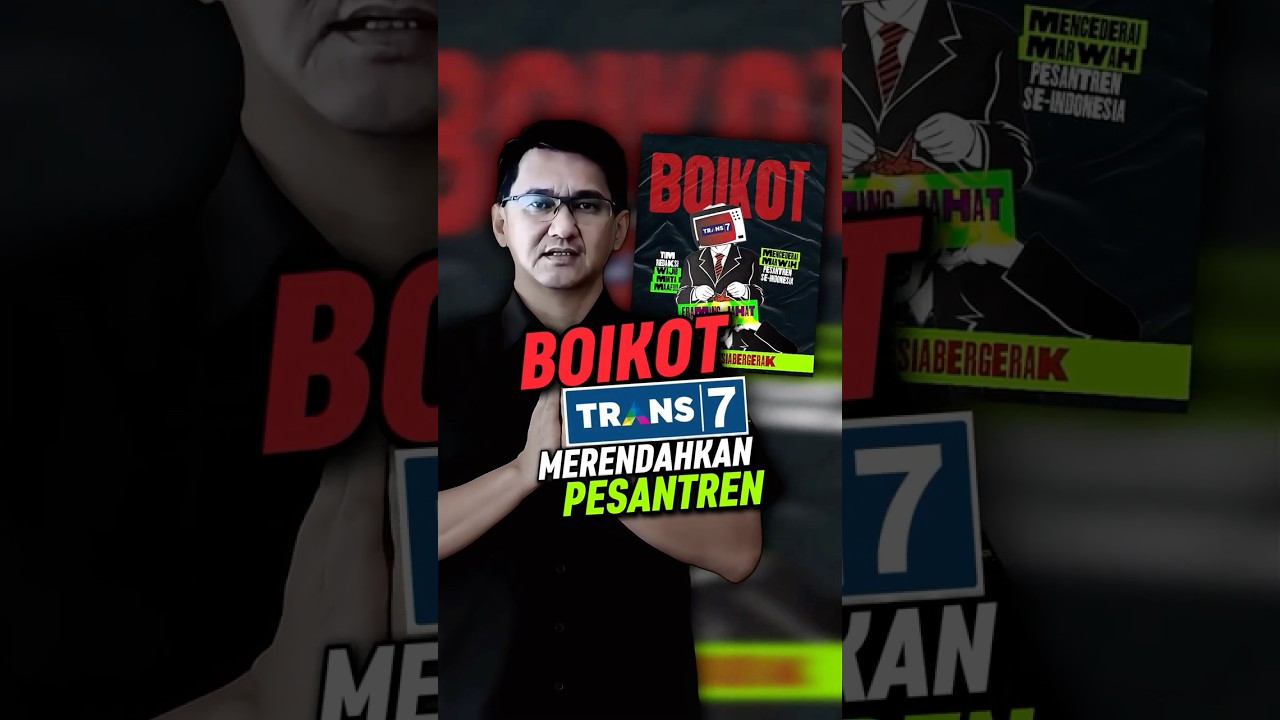 Boikot Trans 7 Karena Nge-Framing Para Kiai Yang Banyak Duitnya #shorts