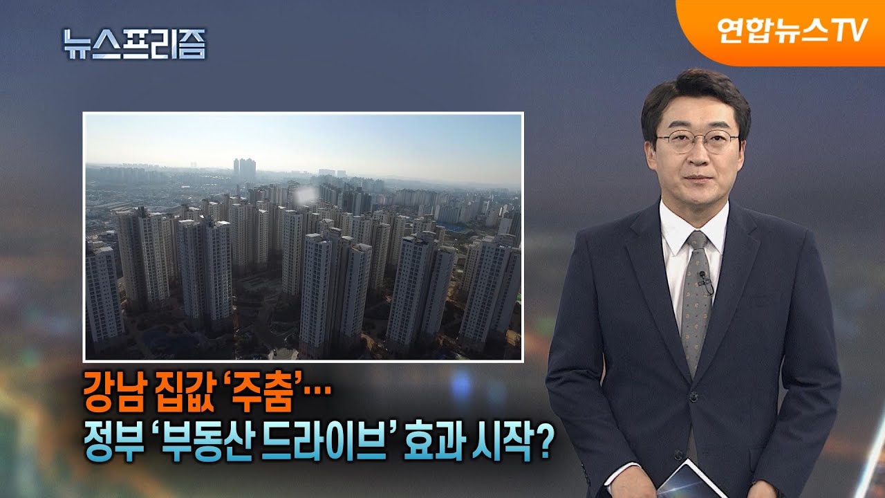[탐사보도 뉴스프리즘] 강남 집값 '주춤'…정부 '부동산 드라이브' 효과 시작? / 연합뉴스TV (YonhapnewsTV)