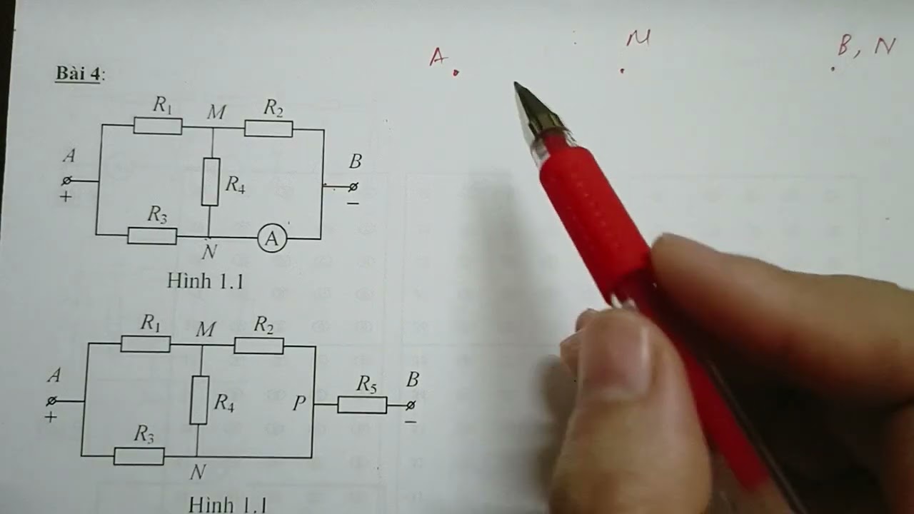 [Hsg9] Vẽ lại sơ đồ mạch điện.