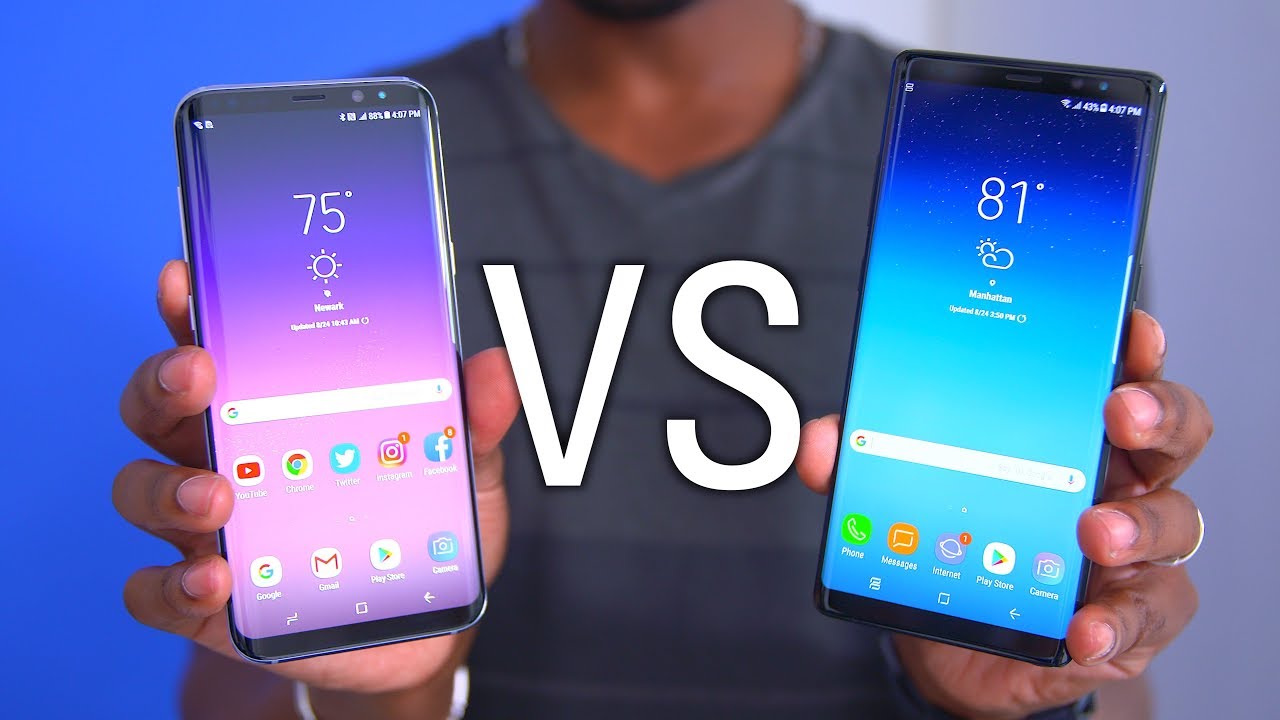 Samsung Galaxy Note 8 vs Galaxy S8 Plus!