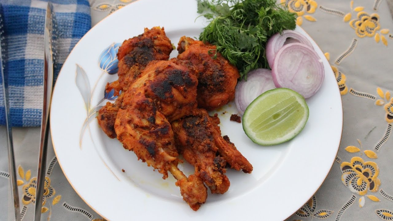 তন্দুরী চিকেন (চুলায়)Tandoori Chcken || How to Make Restaurant Style Tonduri Chicken||