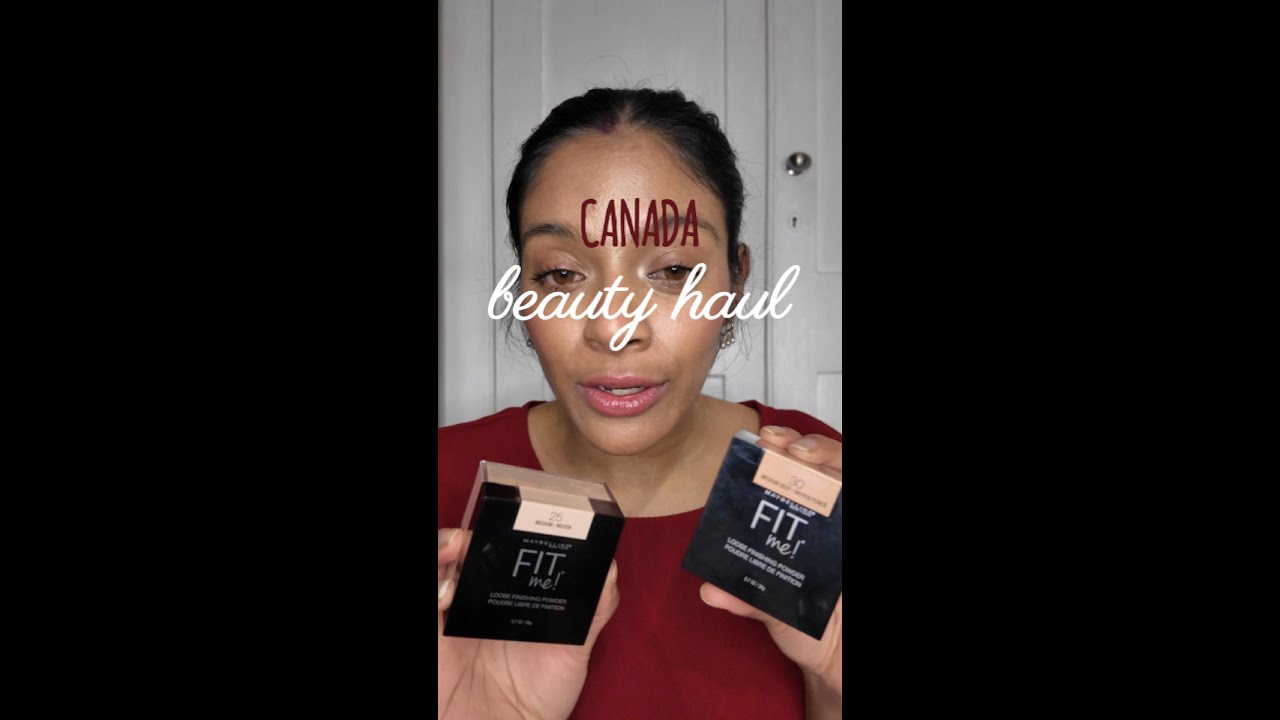 My CANADA Beauty Haul | We finally have the (ever so VIRAL) Maybelline loose powder!