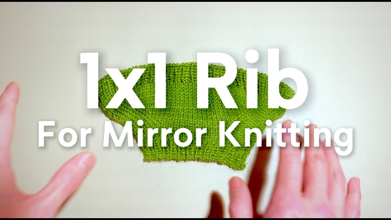 How to Knit Ribbing | Rib Stitch Knitting in Continental Style