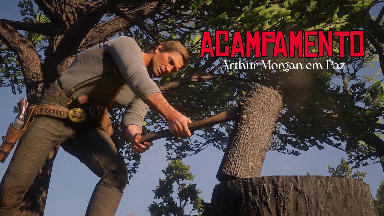 UM DIA DE TRABALHO NO ACAMPAMENTO - RDR2