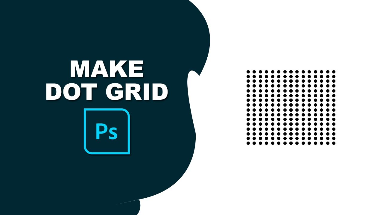 How to make a dot grid in Photoshop