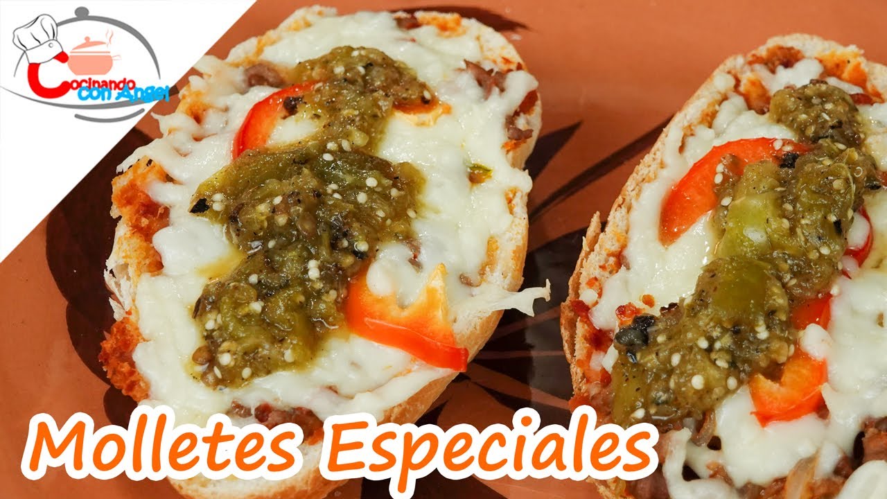 Molletes A La Mexicana Desayuno Rápido