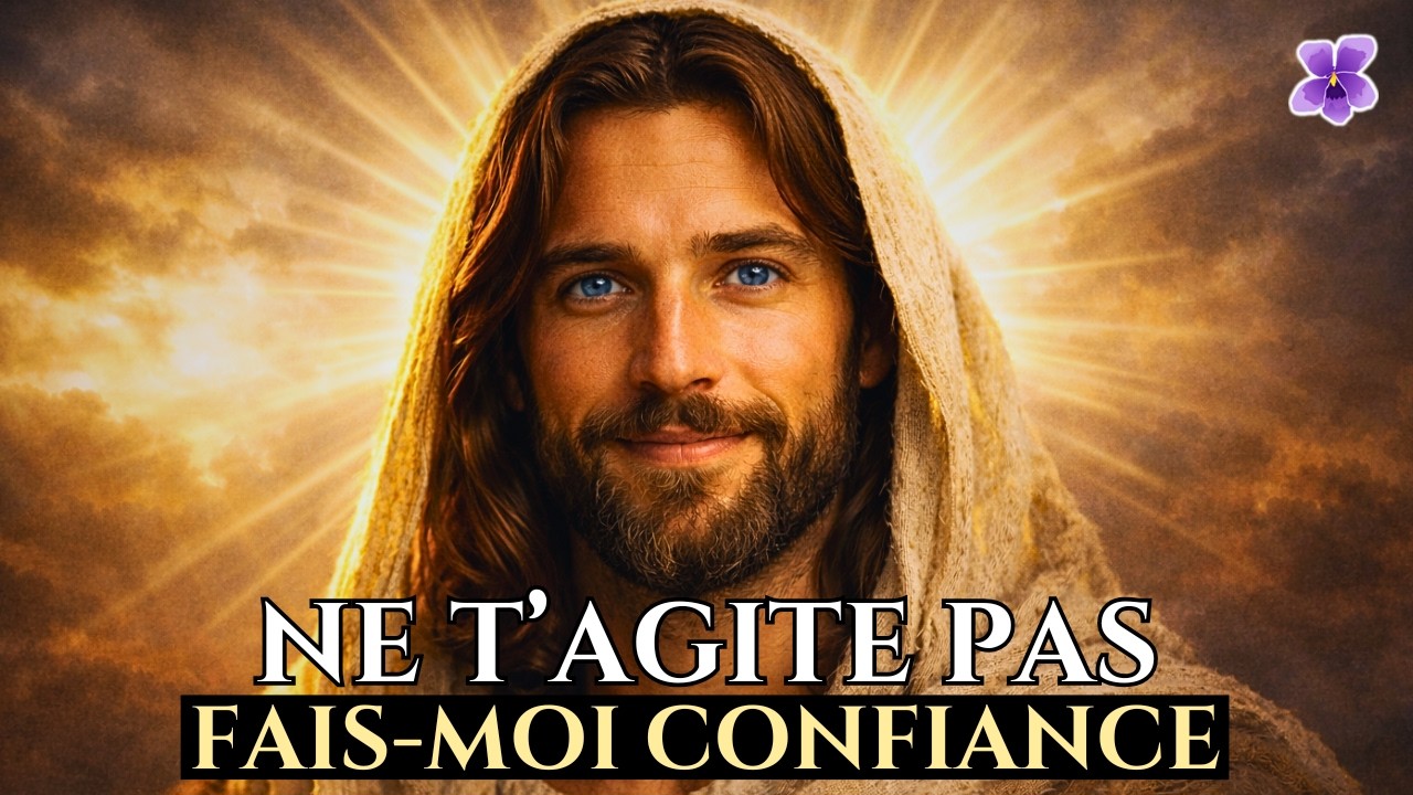 « Tu es angoissé, tu as peur ? Ferme les yeux et fais-Moi confiance » | Jésus va t'apaiser