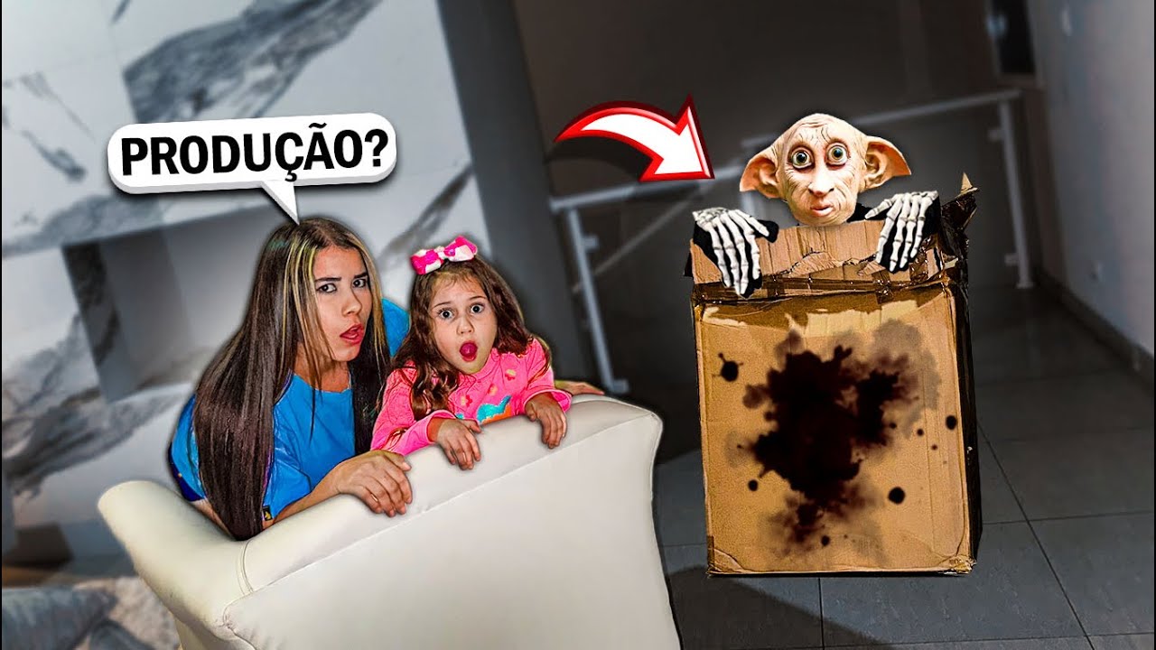 A PRODUÇÃO VIROU UM MONSTRO ESTRANHO PARA ASSUSTAR EU E MINHA IRMÃZINHA!