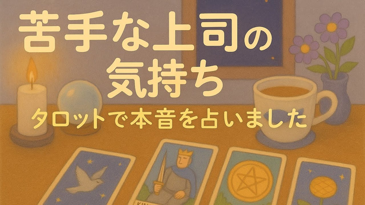 【職場、人間関係の悩み】苦手な上司（先輩）さんのお気持ち🌀辛口あり🙏