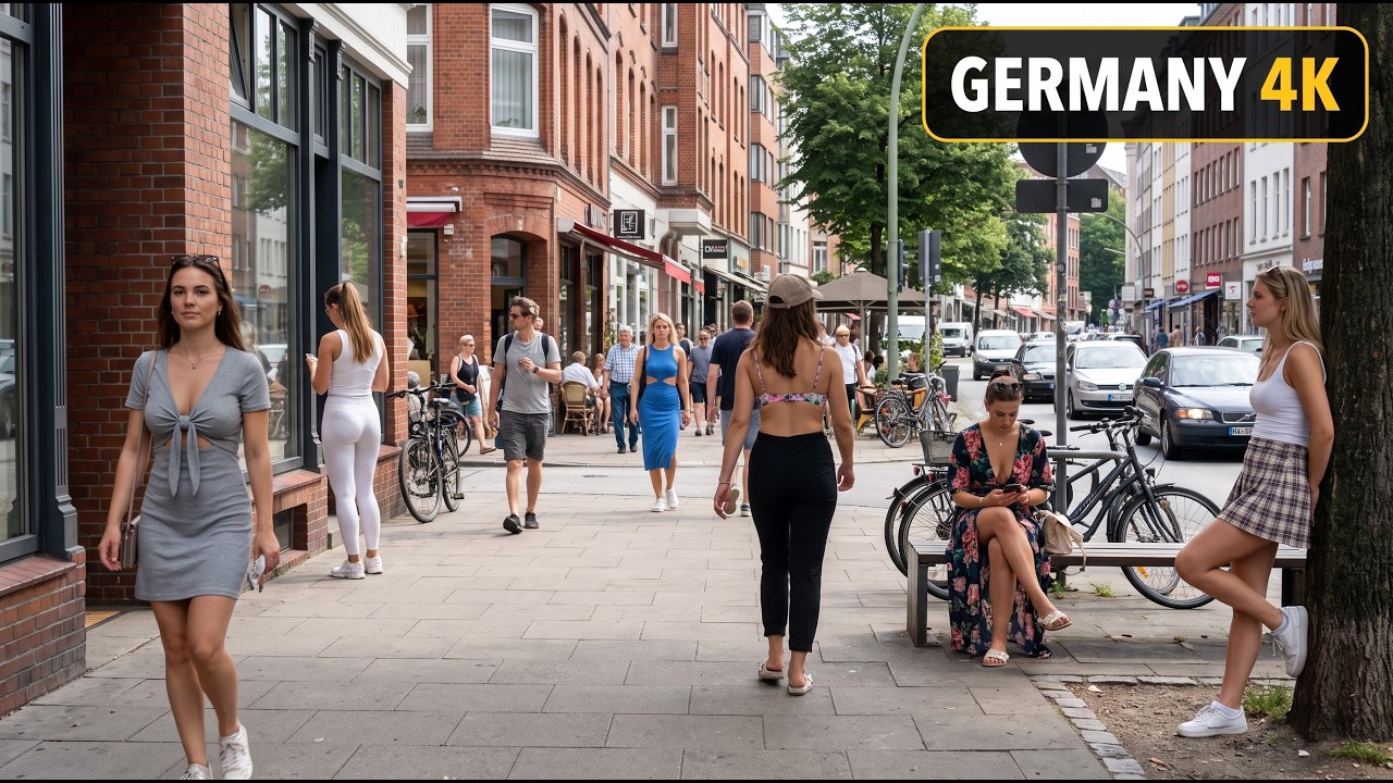 Germany 4K Walking Tour 🇩🇪 | Historic Streets, Beautiful Architecture & Real Life