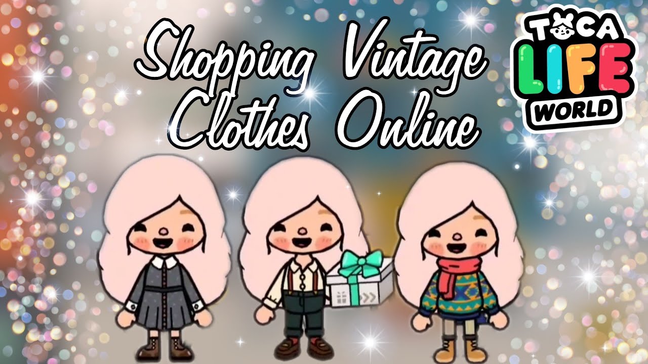 Shopping vintage clothes online tocaboca tocalife world @Toca Anikka