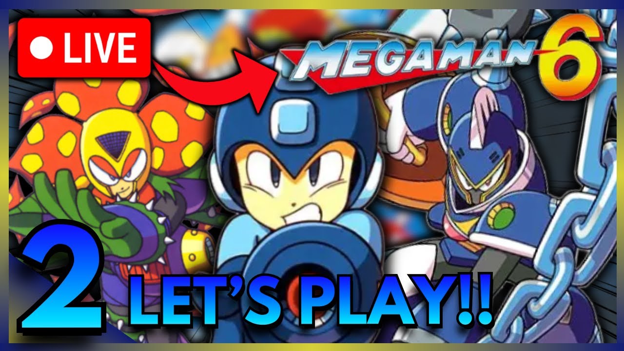LET'S PLAY MEGAMAN 6 🔴(Day 2)