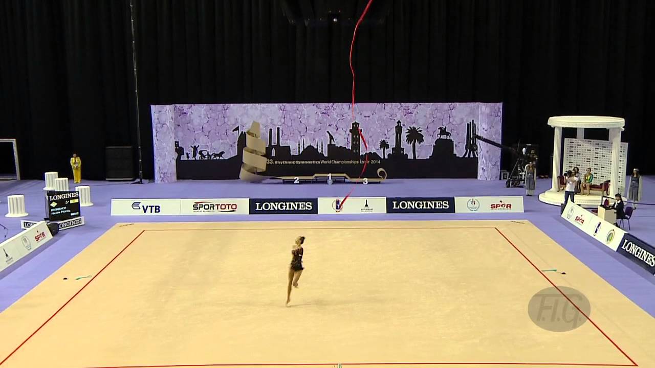 RIZATDINOVA Ganna (UKR) - 2014 Rhythmic Worlds, Izmir (TUR) - Qualifications Ribbon