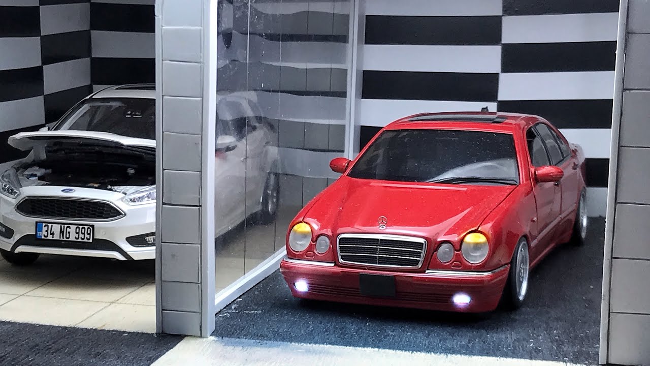 Mercedes W210 E320 | Velvet Kaplama | Jant Boyama | 1:18 Diecast Model