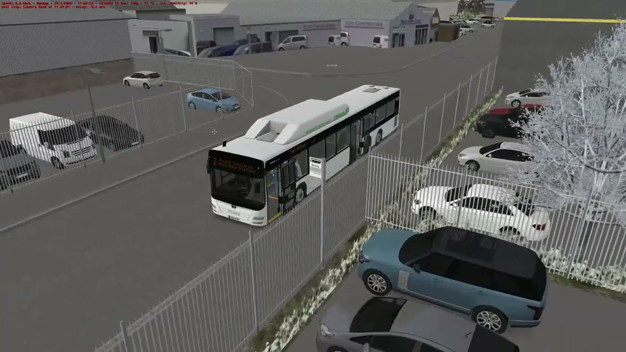 OMSI2 BP MAN A25 Lion's City CNG E4 on Lincolnshire V5 Route 2 to Park Springs