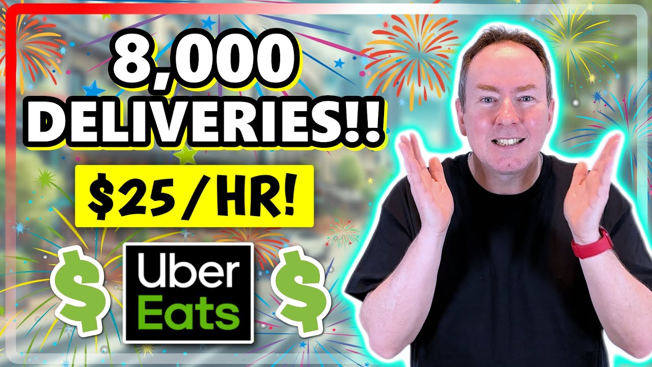How I Hit 8,000 Deliveries & Earn $25/HR!