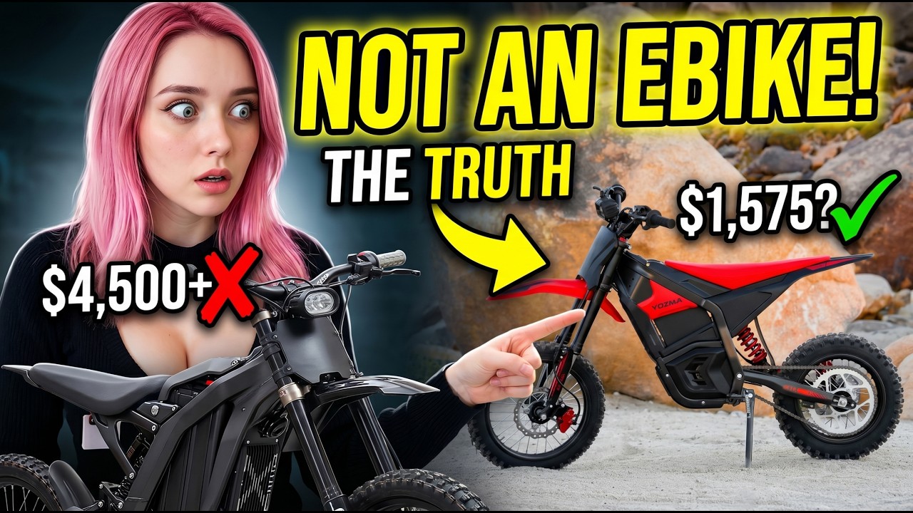 🛑Yozma IN 10 The PIT BIKE Masquerading as an E-Bike 🚵