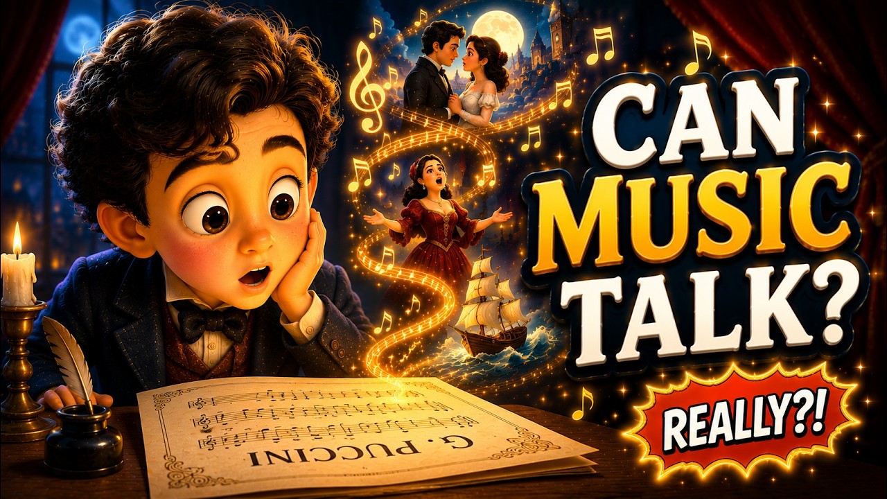 🎭 Can music talk? A Puccini Fairy Tale for Kids