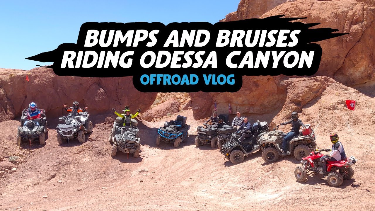 Bumps, Bruises, and Flips Riding Odessa Canyon!!