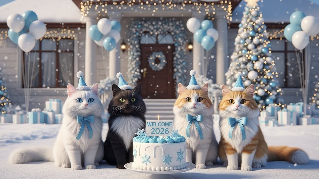 Welcome 2026 with Love ❤️ | Cozy New Year Night of Tiger-Hat Ginger’s Family